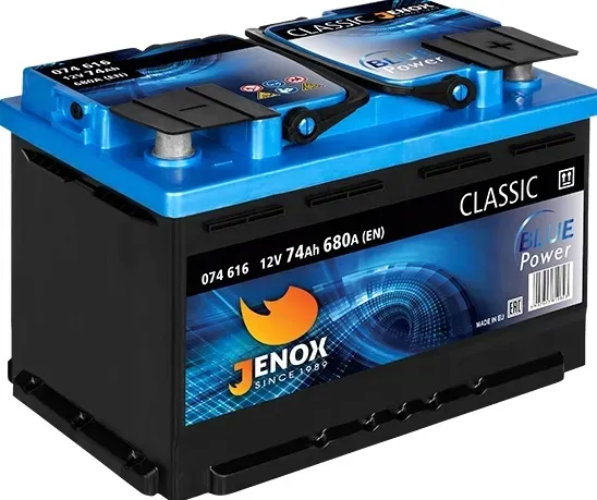Akumulator JENOX CLASSIC 74AH 680A 12V P+ Mocny Gwarancja 3 LATA GWARANCJI