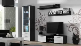 szafka-rtv-soho-140-czarny-bialy-polysk