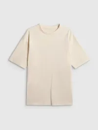 4f-t-shirt-damski-okragly-dekolt-f2744-bezowy-l