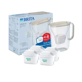 dzbanek-filtrujacy-brita-style-essential-24l-piaskowy-z-4-wkladami-maxtra