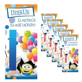 podziekowania-dla-gosci-dzieciece-urodziny-kinder-minionek-5-sztuk