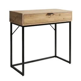 konsola-stolik-loftowy-modena-1-szuflada-80-cm-dab-artisan-czarne-nogi