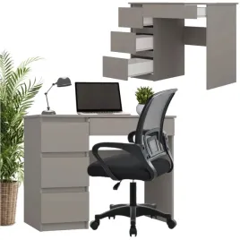biurko-komputerowe-z-szufladami-98cm-stolik-na-laptop-komputer-szare