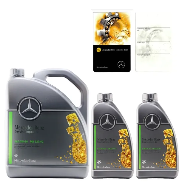 OLEJ 5W30 7L MERCEDES MB 229.52 5W-30 MERCEDES OE MB 229.52 - 7L