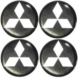 naklejki-na-kolpaki-emblemat-mitsubishi-45mm-c-sil