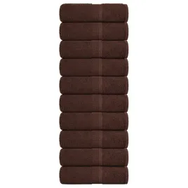 zestaw-10-brazowych-recznikow-dla-gosci-30-x-50-cm-100percent-bawelna