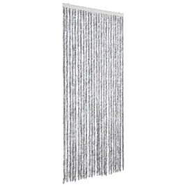 zaslona-przeciwowadziowa-szenilowa-bialo-szara-100-x-220-cm