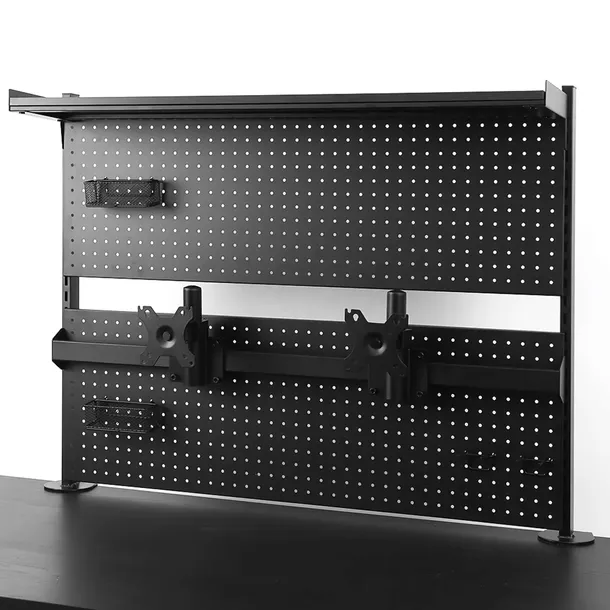 tablica-perforowana-2x-monitory-holdee-spacetronik-stan-nowy