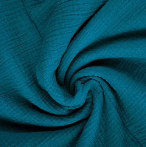 Muślin bawełniany Double Gauze Mosaica blue
