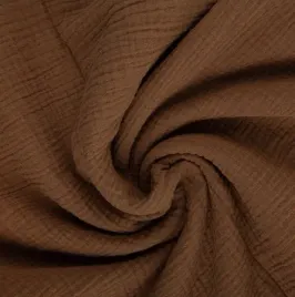 muslin-bawelniany-double-gauze-coco-brown