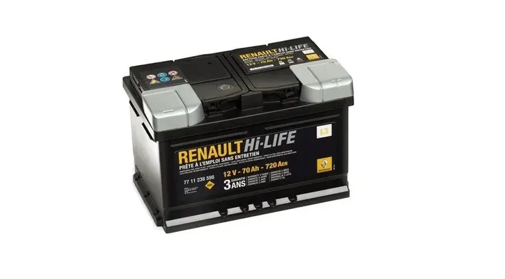 Akumulator Renault OEM 7711575175 70AH 720A Start Stop ORYGINAŁ