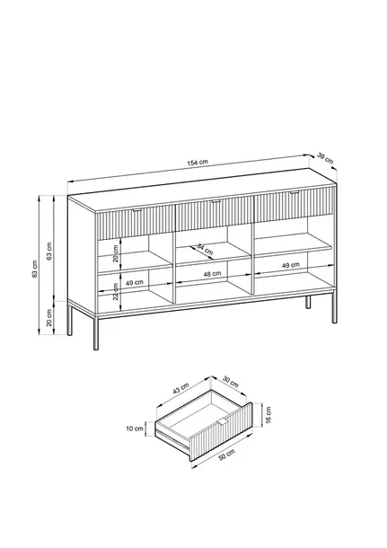 komoda-nova-ksz154-biala-szerokosc-mebla-154-cm