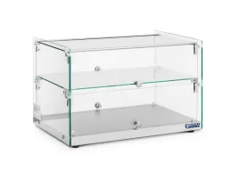 szklana-witryna-ekspozycyjna-sklepowa-do-ciast-2-poziomy-50l