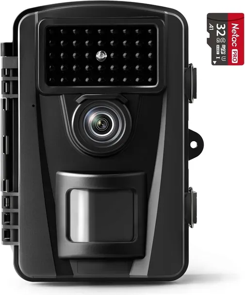 FOTOPUŁAPKA KAMERA LEŚNA NOKTOWIZYJNA COOLIFE PH700A 28MP 2,7K+ SD 32GB