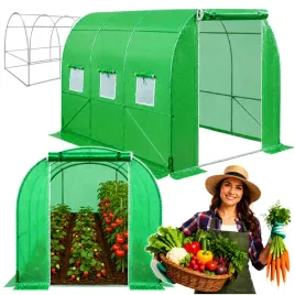 tunel-ogrodowy-foliowy-szklarnia-na-warzywa-z-oknami-zielony-uv-2x3m-6m2
