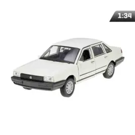 autko-model-vw-santana-1-34-bialy