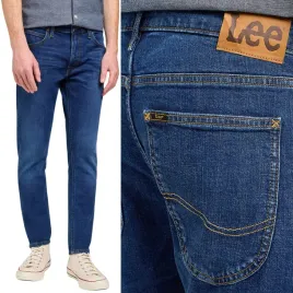 lee-luke-slim-springfield-mocno-zwezane-ciemne-spodnie-jeansowe-w27-l32