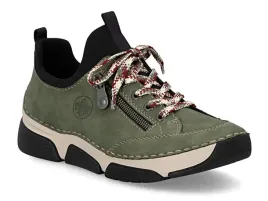 polbuty-damskie-rieker-45973-54-sneakersy-sportowe-zielone-sznurowane
