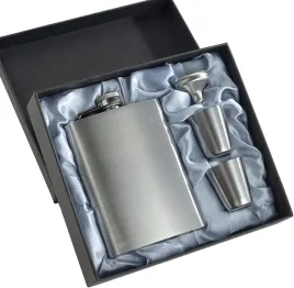 piersiowka-stalowa-220-ml-z-2-kieliszkami-i-lejkiem-srebrna