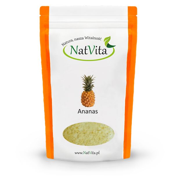 Ananas liofilizowany - grys 30g NatVita