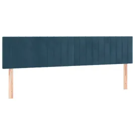 zaglowek-lozka-aksamitny-ciemnoniebieski-180-x-5-x-78-88-cm