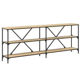 stolik-konsolowy-dab-sonoma-200-x-30-x-75-cm-z-metalowa-rama