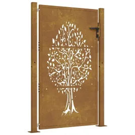 bramka-ogrodowa-stal-corten-110-x-130-cm-rdzawa-z-wycinanym-wzorem