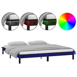 czarna-rama-lozka-200x200-cm-z-oswietleniem-led-rgb-sosna