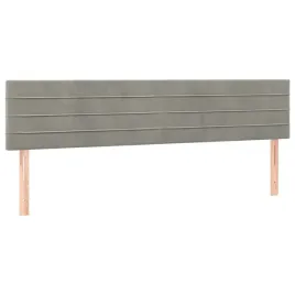 zaglowek-lozka-aksamitny-jasnoszary-160-x-5-x-78-88-cm