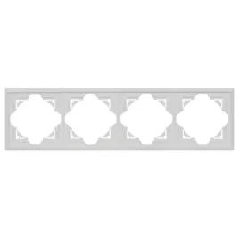 abex-ramka-poczworna-4x-do-serii-luna-kolor-bialy-ip20-81x285x6mm-ra-4l