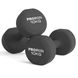 hantle-powlekane-gumowe-proiron-2x-10-kg-czarne