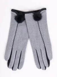 eleganckie-szare-miekkie-rekawiczki-damskie-do-ekranow-dotykowych-24-cm