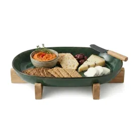 duza-taca-do-serwowania-44-cm-owalna-ceramiczna-ombres-z-podstawka-drewno