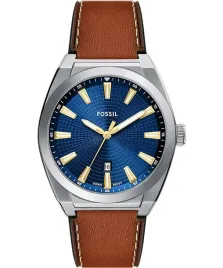 zegarek-meski-fossil-everett-fs6115-classic-silver-blue-dial-brown-leather