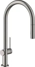 hansgrohe-bateria-kuchenna-wyciagana-wylewka-czarny-chrom