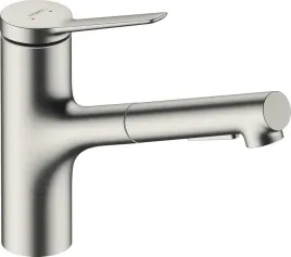 hansgrohe-bateria-kuchenna-wyciagana-stal-szlachetna-150mm