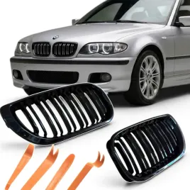 grill-bmw-e46-2001-2005-czarny-polysk-nerki-atrapa-zderzaka-dokladka-sedan
