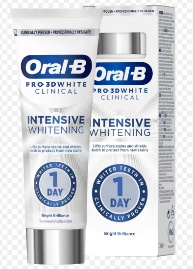 Oral-B Pro 3D White Clinical Intensive Whitening 1 Day pasta do zębów 75 ml