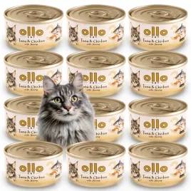 ollo-cat-nr3-mokra-karma-kota-kociat-tunczyk-kurczak-krewetka-puszka-12x70g