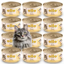 ollo-cat-nr-10-naturalna-mokra-karma-dla-kota-kociat-tunczyk-ser-12x70g