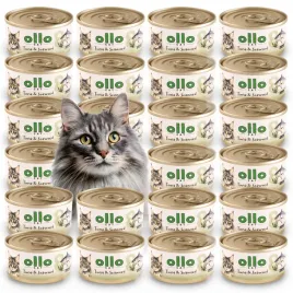 ollo-cat-nr-8-naturalna-mokra-karma-kota-kociat-tunczyk-algi-puszka-24x70g