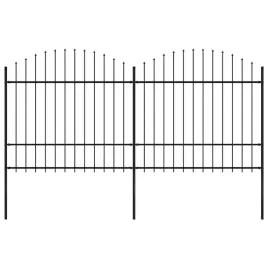 czarne-stalowe-ogrodzenie-34-m-z-2-panelami-i-3-slupkami