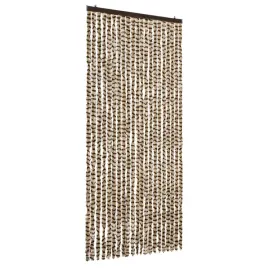 zaslona-przeciw-owadom-90-x-220-cm-bezowo-brazowa-szenil-polipropylenowy