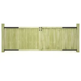 furtka-ogrodzeniowa-z-drewna-sosnowego-150-x-100-cm-zielona-2-szt