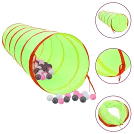 tunel-do-zabawy-dla-dzieci-250-pilek-zielony-175-cm-poliester