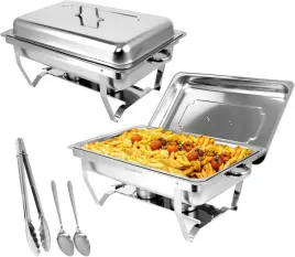 snowtaros-chafing-dish-zestaw-2x9l-podgrzewacz-bufetowy-stal-nierdzewna
