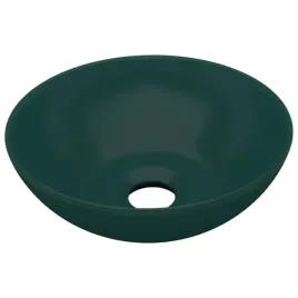 umywalka-lazienkowa-ceramiczna-ciemnozielona-okragla