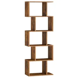 songmics-regal-na-ksiazki-5-polek-braz-vintage-159cm