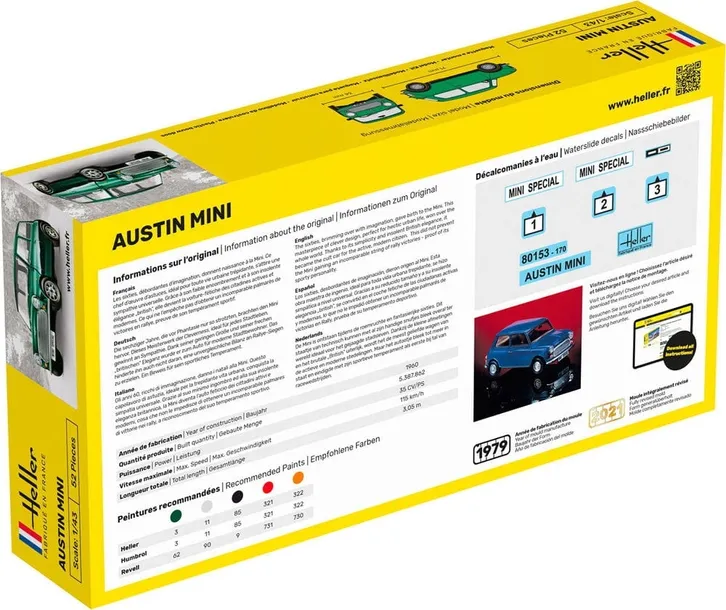 heller-56153-starter-set-austin-mini-1-43-stan-opakowania-oryginalne