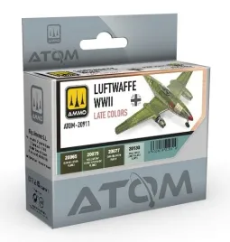 ammo-mig-20911-atom-luftwaffe-wwii-late-colors-zestaw-farb-4x20ml